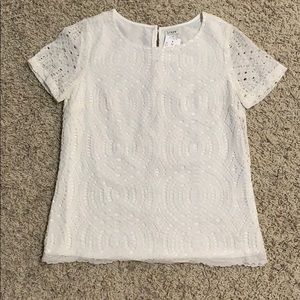 J Crew Lace Shirt